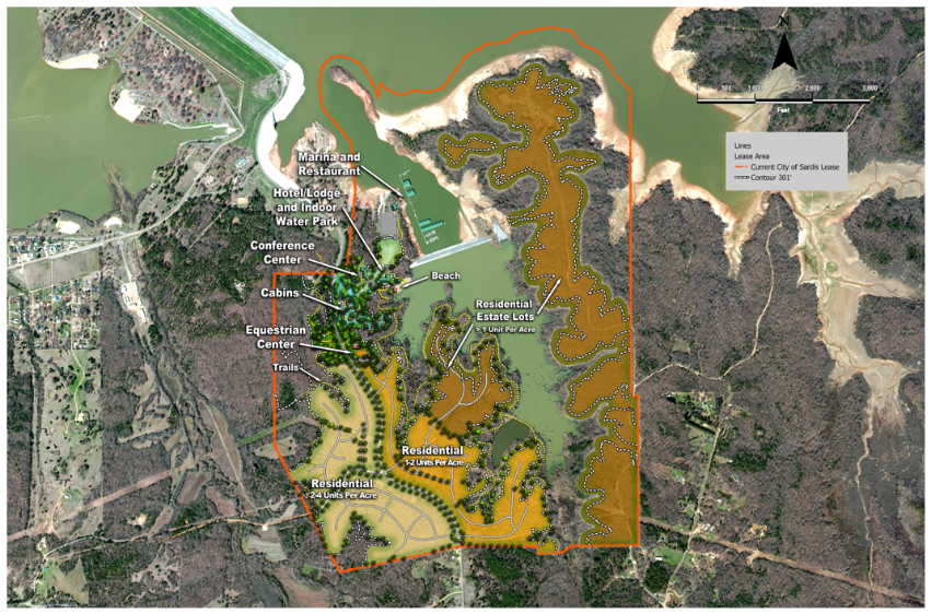 Sardis Lake Master Development Plan